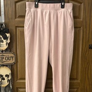 Smokey Pink Fleece Joggers